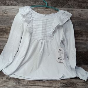 Brand New Girls' White Wonder Nation Shirt (Size 10/12) - NWT
